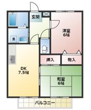 グランドゥールの間取り画像