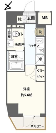 Log横浜駅東の間取り画像