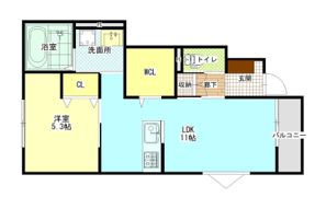 スマイシアAPARTMENT茂福町の間取り画像