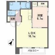 グランディーナ開成Ⅲの間取り画像