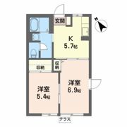 シャンボール Aの間取り画像