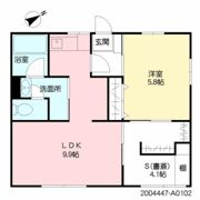 シャトー紫原の間取り画像