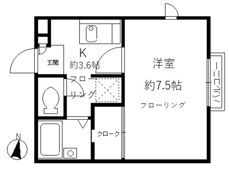 カーサ クーナの間取り画像