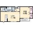 コンフォール椿高下 A棟の間取り画像