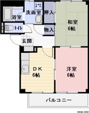 レジデンス宝積の間取り画像
