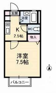 エターナル・レイ C棟の間取り画像