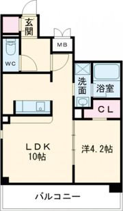 Lien私部の間取り画像