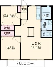 セフィラテラモト Bの間取り画像