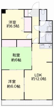 コスモハイツ関の間取り画像