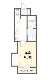 City Flat 一ノ割の間取り画像