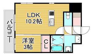 リアンシエルブルーJR香椎の間取り画像