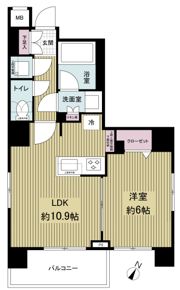 西日暮里フラッツの間取り画像