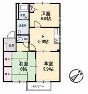 ディアスタウン D棟の間取り画像