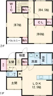 Kalama Fの間取り画像