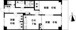 アークス藤沢の間取り画像