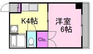 長森ビルの間取り画像