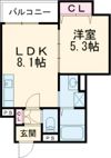 クリエオーレ常盤町の間取り画像