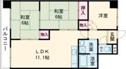 ロイヤルヴィラ飾磨の間取り画像