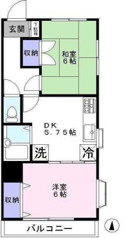 ラフィーヌ・吉野Bの間取り画像