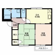 フォーレスト Bの間取り画像