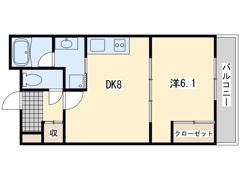 アサート木屋瀬の間取り画像