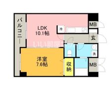 グラシア大濠の間取り画像
