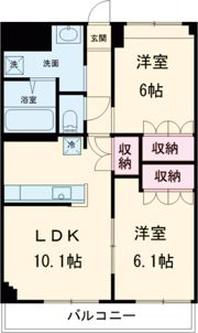 グリーンエンジェル白石の間取り画像