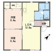 シンシア向山の間取り画像