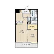 Clowdio熊本南の間取り画像