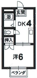 ファインハイツ住友の間取り画像