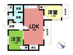 すずやマンション江南の間取り画像