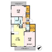 ヴィラ コットンの間取り画像