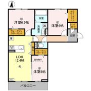 萩 Ⅰの間取り画像