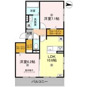 萩 Ⅱの間取り画像