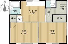上島3丁目平野様貸家の間取り画像