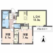 ベレオ東町の間取り画像