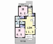 サンハーモニーの間取り画像