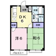 エルディム西本Aの間取り画像