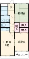 ベルパーク荒井2番館の間取り画像