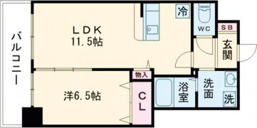 サンシャイン十番館.曽根の間取り画像