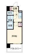 エスリードレジデンス大阪福島シティスクエアの間取り画像