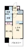 エスリードレジデンス大阪福島シティスクエアの間取り画像