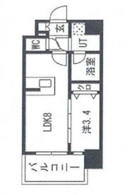 エスリードレジデンス大阪福島シティスクエアの間取り画像