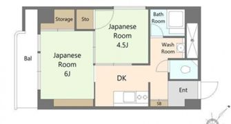 シャンボール東雲の間取り画像