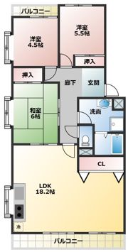 第三弥生マンションの間取り画像