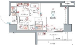 クレヴィスタ横浜の間取り画像