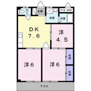 シティハイツ日野陵の間取り画像