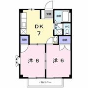 メゾンカシオペアⅡの間取り画像