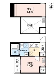RideⅡの間取り画像