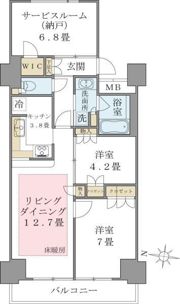 Brillia ist 東雲キャナルコートの間取り画像